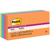 Post-It Super Sticky Notes Energy Boost Color Collection 2"X2" Package Of 8