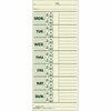 Tops Double Sided Weekly Time Card 3.50" X 8.5" With Green Ink Package Of 500