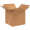 Box Partners 12 1/2 X 12 1/2 X 12" Multi-Depth Corrugated Boxes Pkg Of 25