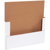 Box Partners 14 1/8 X 8 5/8 X 1" White Easy-Fold Mailers Pkg Of 50