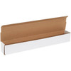 Box Partners 27 1/2 X 3 1/2 X 3 1/2" White Corrugated Mailers Package Of 50