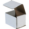 Box Partners 4 X 3 X 3" White Corrugated Mailers Package Of 50