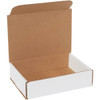 Box Partners 8 X 6 X 2" White Corrugated Mailers Pkg Of 50