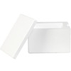 Box Partners 8 X 6 X 4 1/4" Insulated Foam Container Cs Of 12