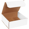 Box Partners 8x8x3" White Corrugated Mailers Package Of 50