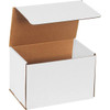 Box Partners 9 X 6 X 6" White Corrugated Mailers Package Of 50