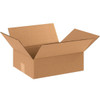 Box Partners Flat Corrugated Boxes 12"X10"X4" Kraft Package Of 25