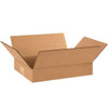 Box Partners Flat Corrugated Boxes 12"X9"X2" Kraft Package Of 25