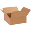 Box Partners Flat Corrugated Boxes 13"X11"X5" Kraft Package Of 25