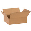 Box Partners Flat Corrugated Boxes 14"X10"X4" Kraft Package Of 25