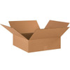 Box Partners Flat Corrugated Boxes 18"X18"X6" Kraft Package Of 20