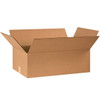 Box Partners Flat Corrugated Boxes 24"X14"X8" Kraft Package Of 20