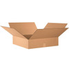 Box Partners Flat Corrugated Boxes 24"X24"X6" Kraft Package Of 10