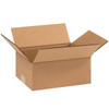 Box Partners Flat Corrugated Boxes 9"X7"X3"  Kraft Package Of 25