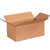 Box Partners Long Corrugated Boxes 10"X5"X4" Kraft Package Of 25