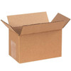Box Partners Long Corrugated Boxes 6"X3"X3" Kraft Package Of 25