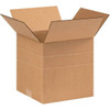 Box Partners Multi-Depth Corrugated Boxes 9"X9"X9" Kraft Package Of 25