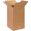 Box Partners Tall Corrugated Boxes 14"X14"X24" Kraft Package Of 15