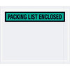 Box Partners 4 1/2 X 5 1/2" Green "Packing List Enclosed" Envelopes Cs Of 1000 PL455