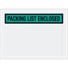 Box Partners 4 1/2 X 6" Green "Packing List Enclosed" Envelopes Cs Of 1000