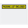 Box Partners 4 1/2x6" Yellow "Packing List Enclosed" Envelopes Case Of 1000