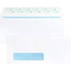 Business Source #10 Security Envelope Left Window Peel&seal White Package Of 500