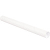 Box Partners 2 1/2 X 24" White Tubes With Caps Case Of 34