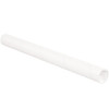 Box Partners 2x6" White Tubes With Caps Case Of 50