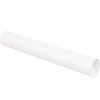 Box Partners 3 X 30" White Tubes With Caps Case Of 24