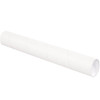Box Partners 3 X 48" White Tubes With Caps Cs Of 24