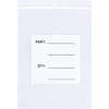 Box Partners 8 X 10" - 4 Mil Parts Bags W/ Hang Holes Case Of 1000