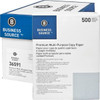 Business Source Premium Copy Paper 8.5"X11" 20 Lb Basis Weight Case Of 10