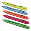 Skilcraft Retractable Highlighter, Chisel Tip, Assorted Colors, Package Of 5