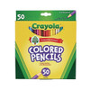 Crayola Long-Length Colored Pencil Set 3.3 Mm 2b Asst Lead/Barrel Package Of 50