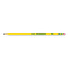 Ticonderoga Pencil Value Pack Hb #2 Black Lead Yellow Barrel Package Of 96