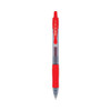 Pilot G2 Premium Gel Pen Fine 0.7 Mm Red Ink Smoke/Red Barrel Package Of 12