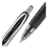 Uni-Ball Needle Point Gel Pen 0.7 Mm Black Ink Clear/Black Brl Package Of 12
