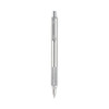 Zebra F-701 Retractable Fine 0.7 Mm Black Ink Stainless Steel/Black Barrel
