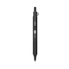 Zebra X-701 Ballpoint Pen Retractable Fine 0.7 Mm Black Ink Black Barrel