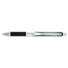 Zebra Z-Grip Flight Retractable Bold 1.2 Mm Black Ink White Barrel