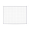 Ghent 2"X2" Grid Whiteboard Magnetic 4'H X 8'W