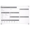Ghent Graphics Slide Changeable Glassboard W/Standoffs Non-Magnetic 24"H X 36"W