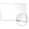 Ghent Magnetic Porcelain Whiteboard With Aluminum Frame, 2'H X 3'W