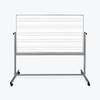 Luxor 72"W X 48"H Mobile Double Sided Music Whiteboard