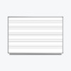 Luxor 72"W X 48"H Wall-Mount Music Whiteboard