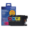 Brother Innobella Super High-Yield Ink 1,200 Pg Cyan/Magenta/Yellow Package Of 3
