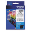 Brother Lc205c Innobella Super High-Yield Ink 1,200 Page-Yield Cyan