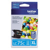 Brother Lc75c Innobella High-Yield Ink 600 Page-Yield Cyan