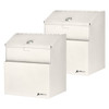 Adir Office Wall Mount Steel Locking Suggest Drop Box White