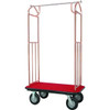 Brass Transporter Bellman'S Cart Merlot Deck